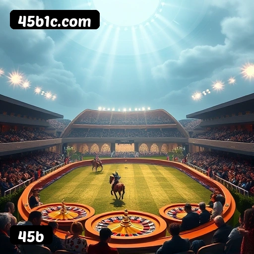 Interface do aplicativo 45b mostrando jogos disponíveis no iOS e Android